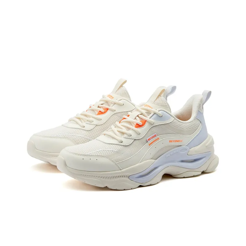 361° NFO Chunky Sneakers Men Low Top Feather White-2