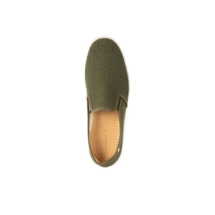 Rivieras Casual Flat Shoes Unisex Olive Green-4