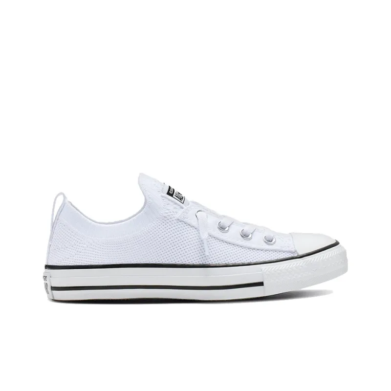Converse Women's Chuck Taylor All Star Shoreline Knit Slip On 'White Black' Women's-1