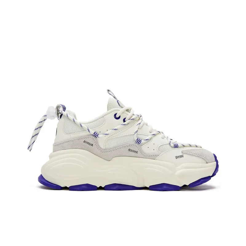 STARTER Cushioned Slip Resistant Breathable Wear Resistant Low Top Chunky Sneakers Women's Blue-1