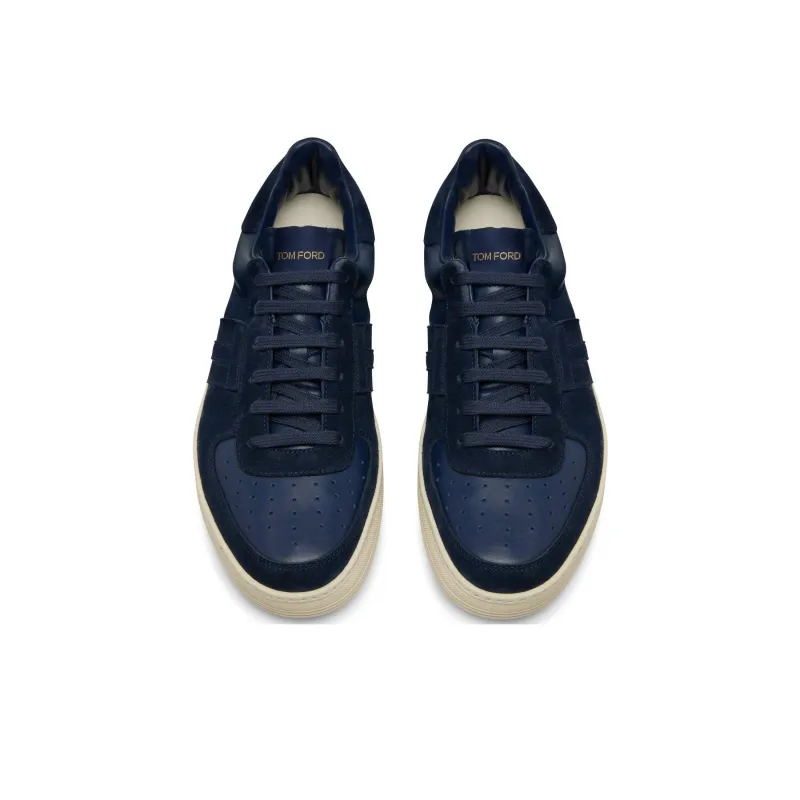 TOM FORD Radcliffe Panelled Leather Sneakers-3