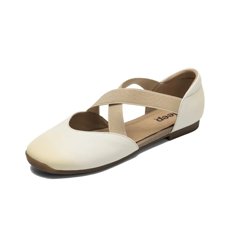 Jeep Women's Casual Shoes Women's Low Top Ecru-1