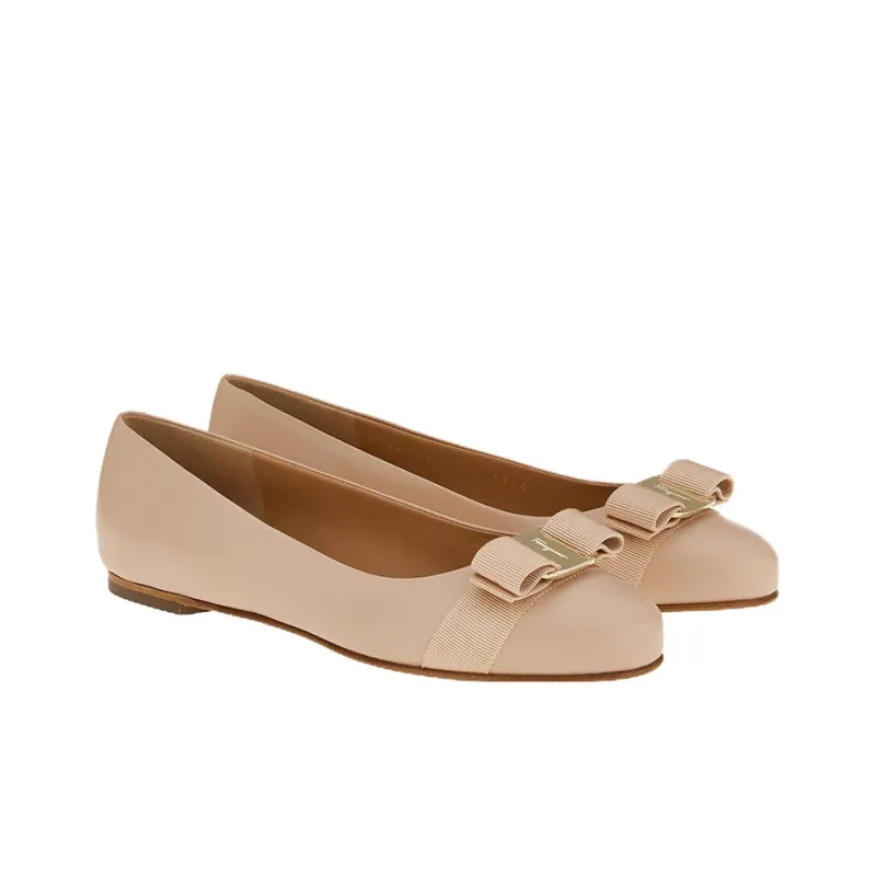 FERRAGAMO Varina Flat Shoes Women's Pink-1