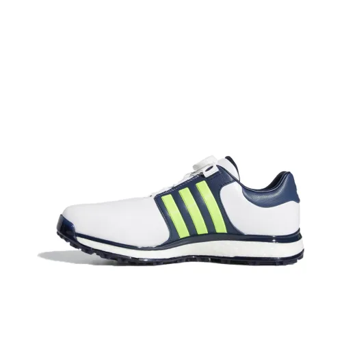 Adidas Tour360 Golf Shoes Men Low-Top White/Blue/Green