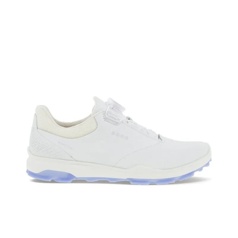 Ecco Cushioning And Abrasion Resistant Coverage Low Top Golf Shoes Women's White-1