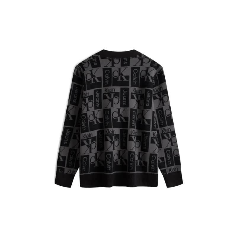 CALVIN KLEIN Knitwear Men's Space Black-1