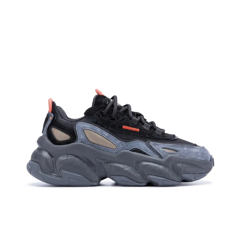 STARTER Rock Formation Series Cushioned Slip Resistant Low Top Chunky Sneakers Women's Blue-1
