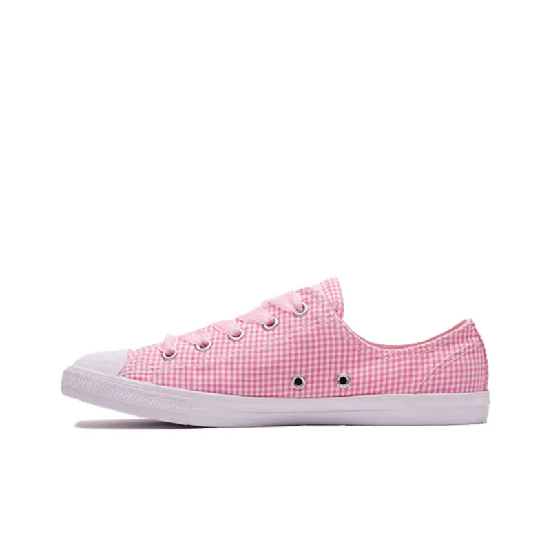 Converse Chuck Taylor All Star Dainty Low 'Pink Plaid' Women's-1
