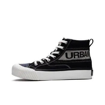 Lee Breathable Balanced Lightweight High Top Canvas Shoes Unisex Black