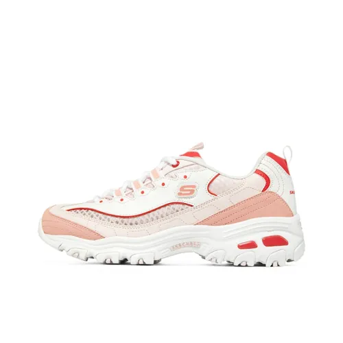 Skechers D'Lites 'White Pink' Women's