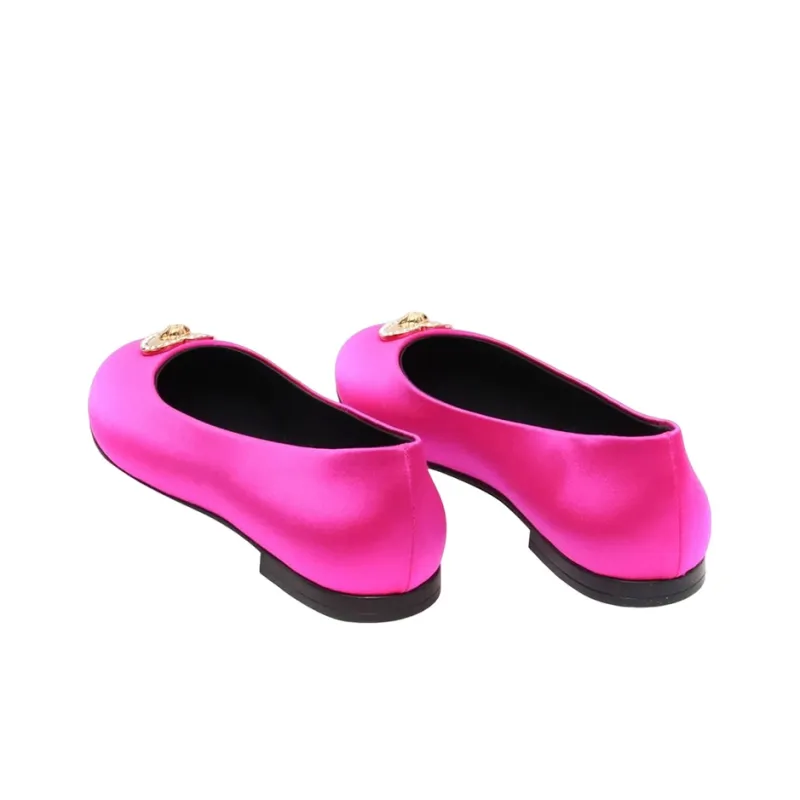 VERSACE Flat Shoes Women's Pink-3