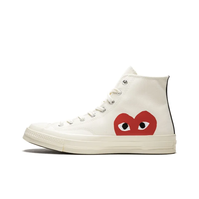 Chuck 70 Comme Des Garçons Play X Converse High 'Milk'-0
