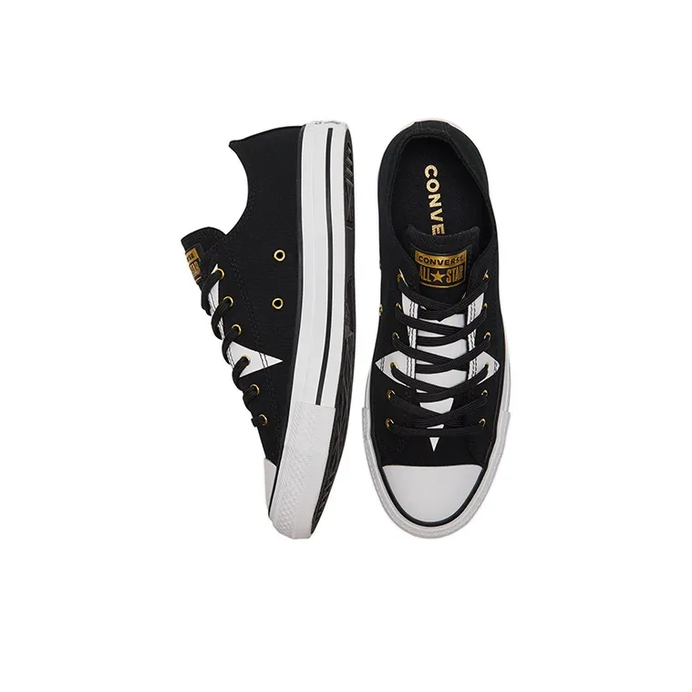 Converse Chuck Taylor All Star Sneakers Black/White/Gold-3
