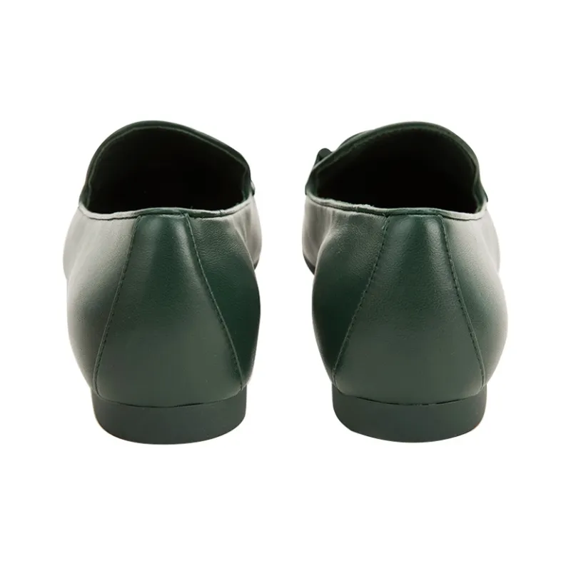 FERRAGAMO Casual Single Shoes Women's Green-3