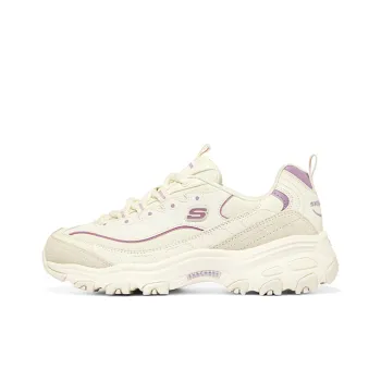 Skechers D'Lites 'Creamwhite Purple' Women's