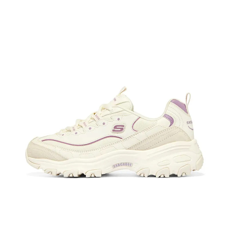 Skechers D'Lites 'Creamwhite Purple' Women's-0