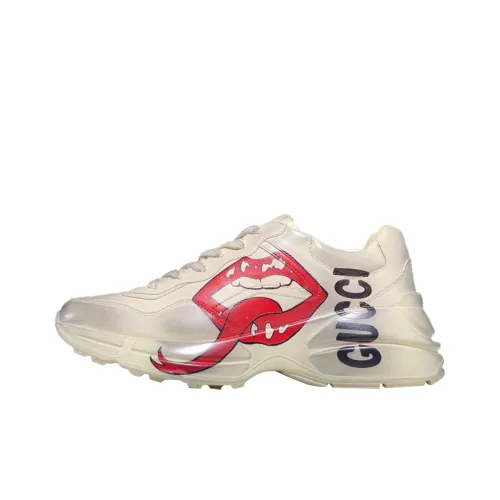 GUCCI Rhyton Sneaker With Mouth Print