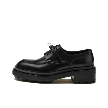 HERMES First Casual Single Shoes Women's Black