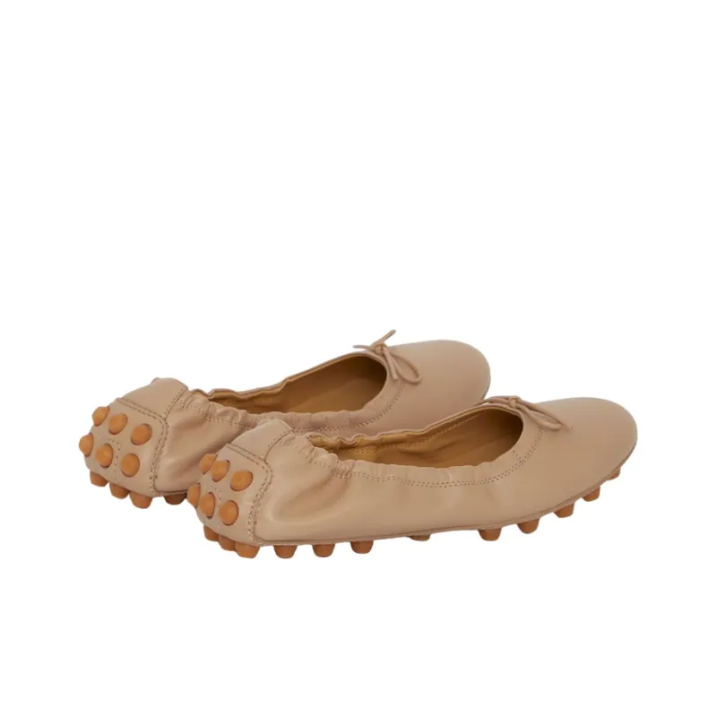 TOD'S Gommino Bow Detailed Ballerina Shoes Women's-3