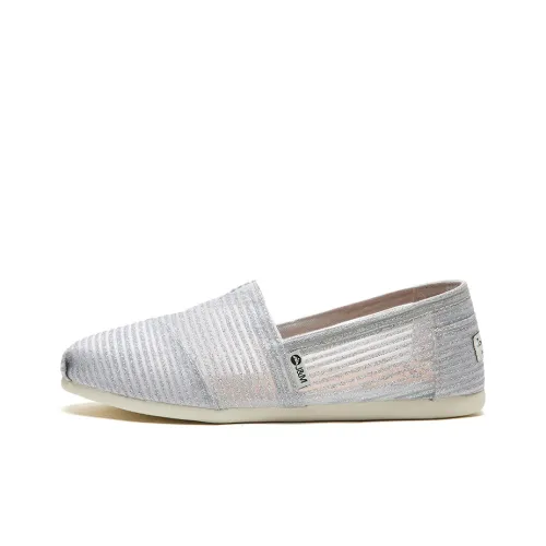 Joy&Mario Women's Casual Shoes Women's Low-Top Silver