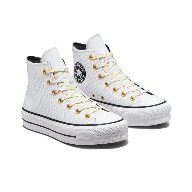 Converse Women's Chuck Taylor All Star Lift Platform High 'Paint Splatter White' Women's-2