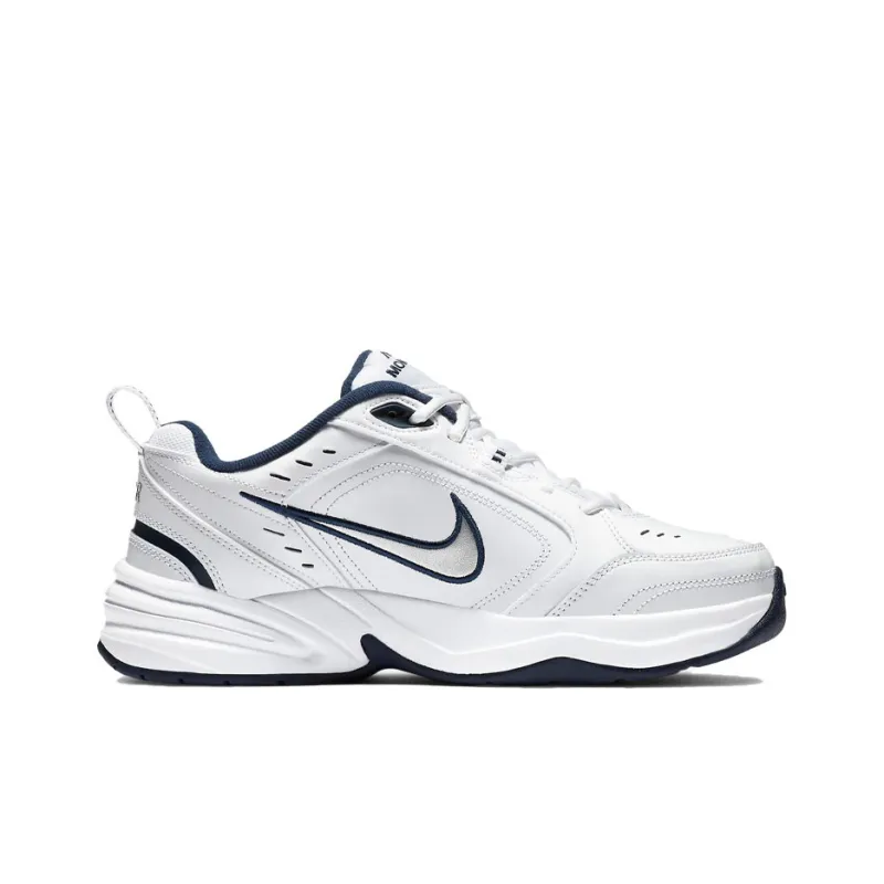 Nike Air Monarch Iv White Navy-1
