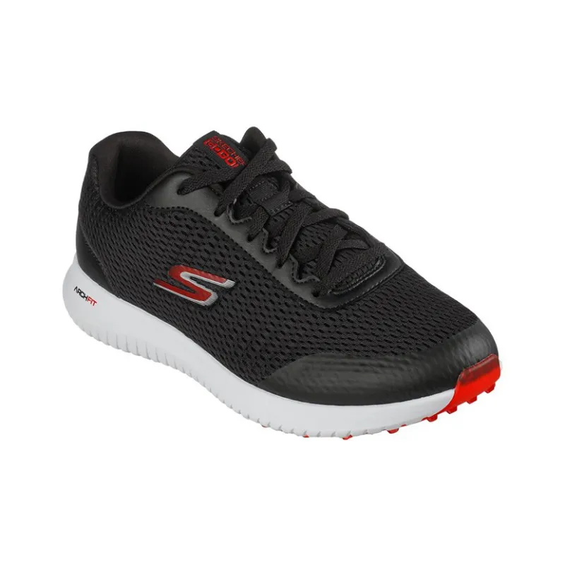 Skechers Go Golf Max Fairway 3 Cushioning Anti-Slip And Wear-Resistant Low-Top Golf Shoes Men's Black Red-2