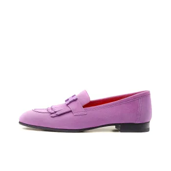 HERMES Royal Casual Single Shoes Women's Parma Purple