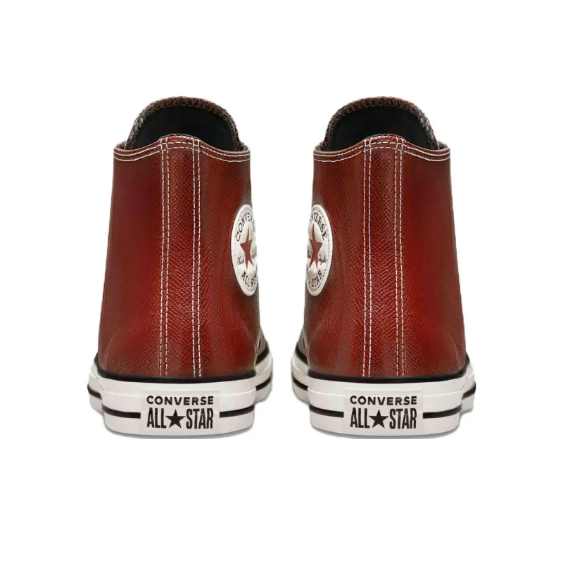 Converse Chuck Taylor All Star Anti-Slip And Wear-Resistant Coverage High-Top Canvas Shoes Unisex Burgundy-4