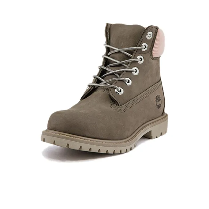 Timberland Premium 6 Inch Waterproof Wide Fit Boot 'Olive Nubuck' Women's-2