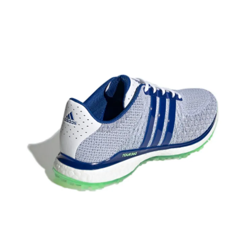 Adidas Tour360 XT SL Spikeless Textile Golf Shoes 'Cloud White Royal Blue'-3