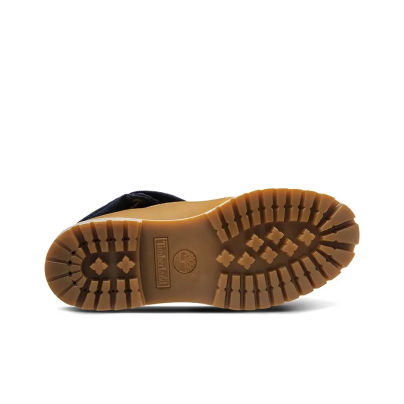 Timberland 6 Inch Premium Roll Top Boots 'Wheat Navy'-5