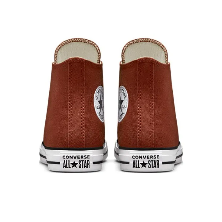 Converse Chuck Taylor All Star Anti Slip Wear Resistant High Top Canvas Shoes Unisex Rusty Orange-4