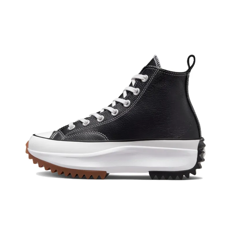 Converse Run Star Hike Hi Black Leather White-0