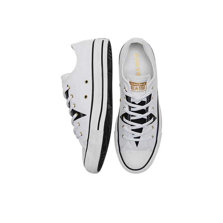 Converse Chuck Taylor All Star Low Top Canvas Shoes White/Black-3