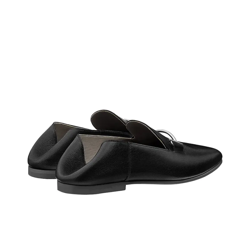 HERMES Saga Women's Casual Shoes Men's Black-3