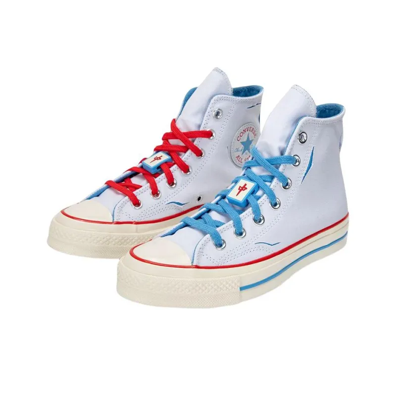 Converse Chuck Taylor All Star White Blue-2