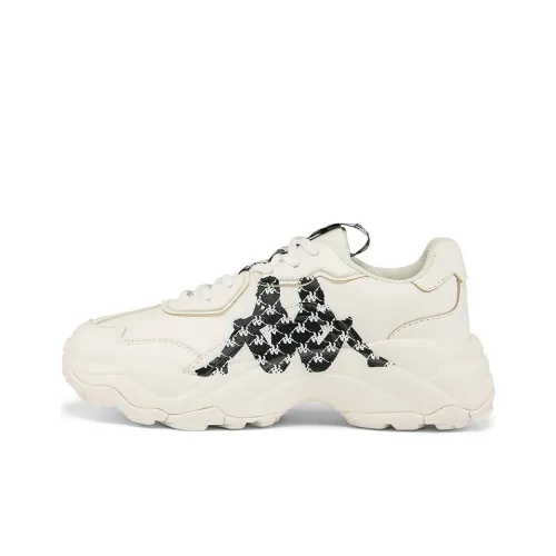 Kappa Chunky Sneakers Unisex Low-Top Korean White