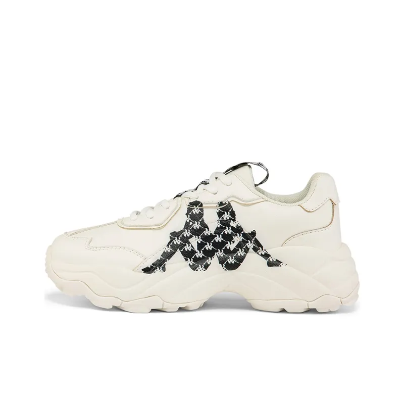 Kappa Anti Slip Wear Resistant Low Top Chunky Sneakers Unisex Korean White-0