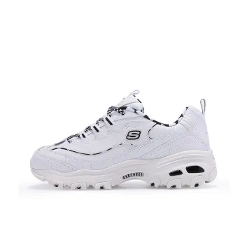 Skechers D'Lites 1.0 Low Shoes Gs White Women's