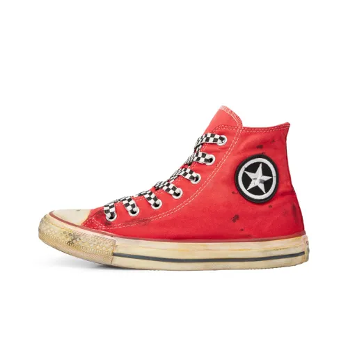 Converse Chuck Taylor All Star Canvas Shoes Unisex High-Top Red/White