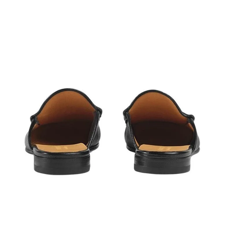 GUCCI Horsebit Leather Slipper-4