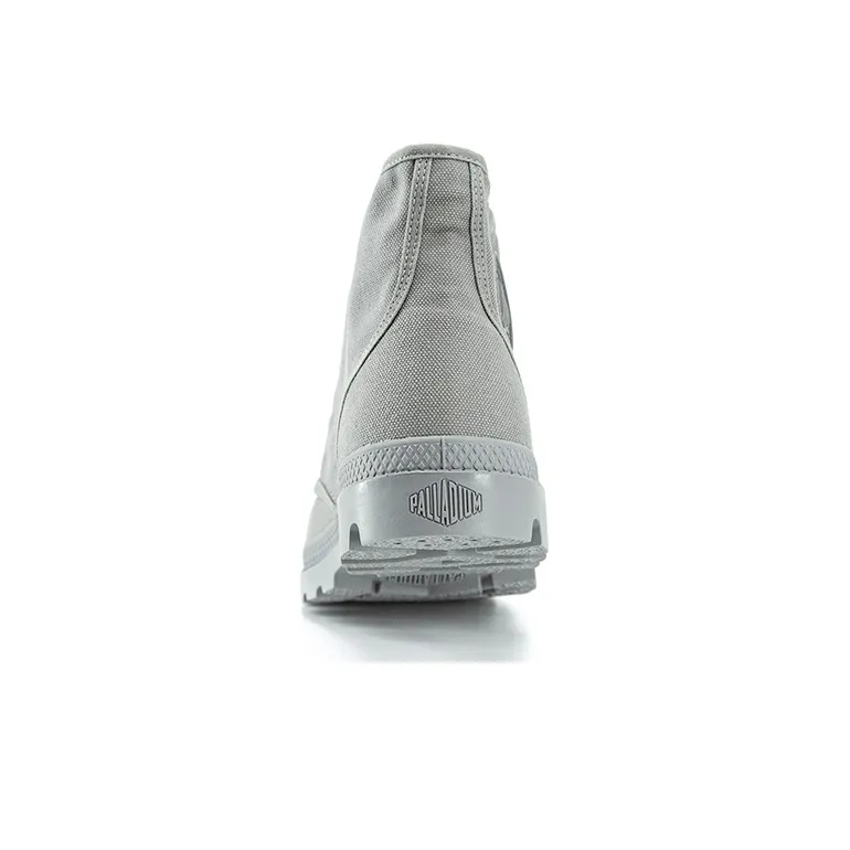 Palladium Pampa Canvas Shoes Unisex High Top Cloud Burst Gray-2