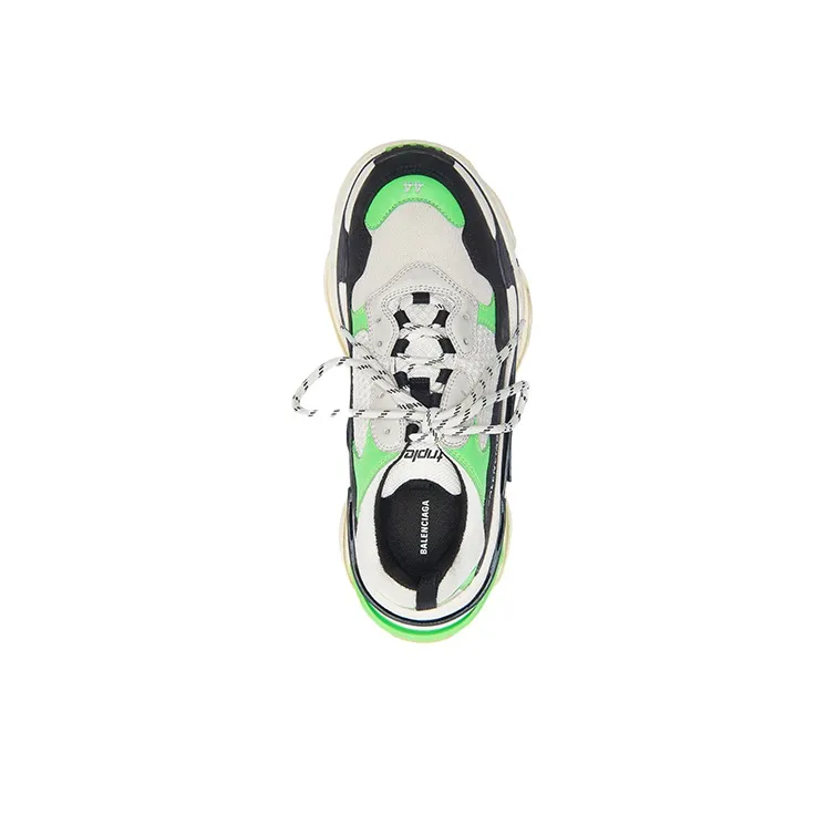 Balenciaga Triple S Green Black-3