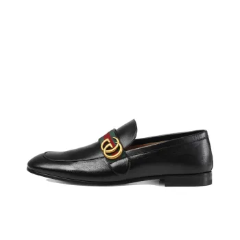 GUCCI Men's Black Leather Loafer