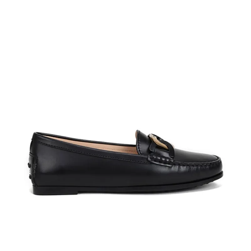 TOD'S City Gommino Women's Casual Shoes Women's Low Top Black-1
