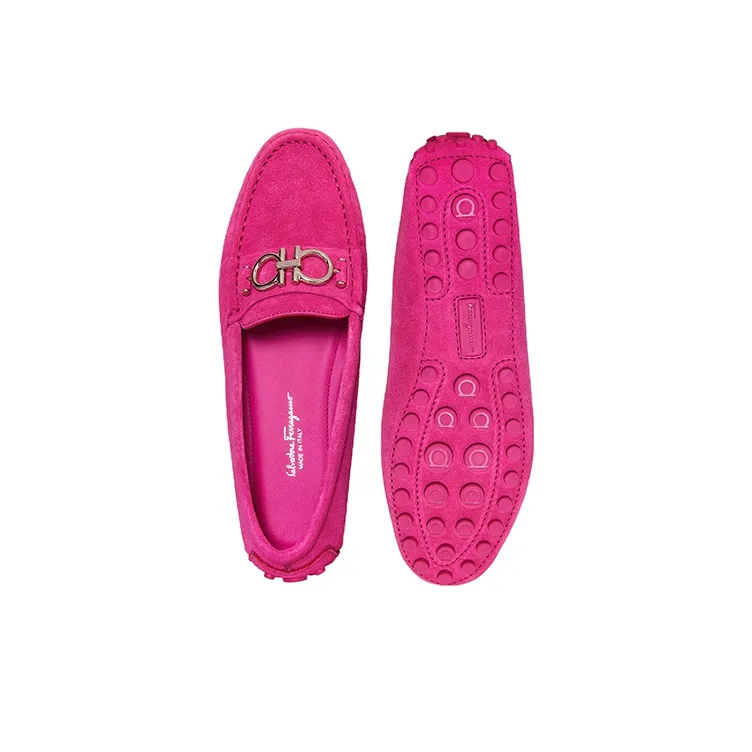 FERRAGAMO GANCINI Flat Shoes Women's Pink-4