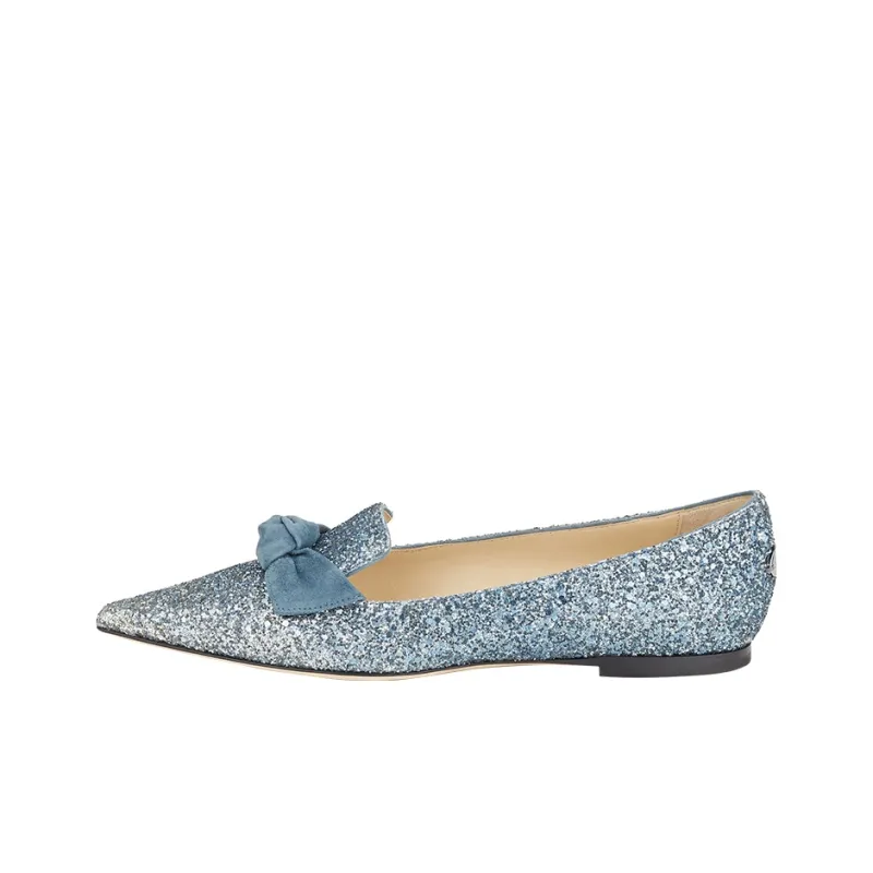 Jimmy Choo Gabie Flat Shoes Women's Blue-0
