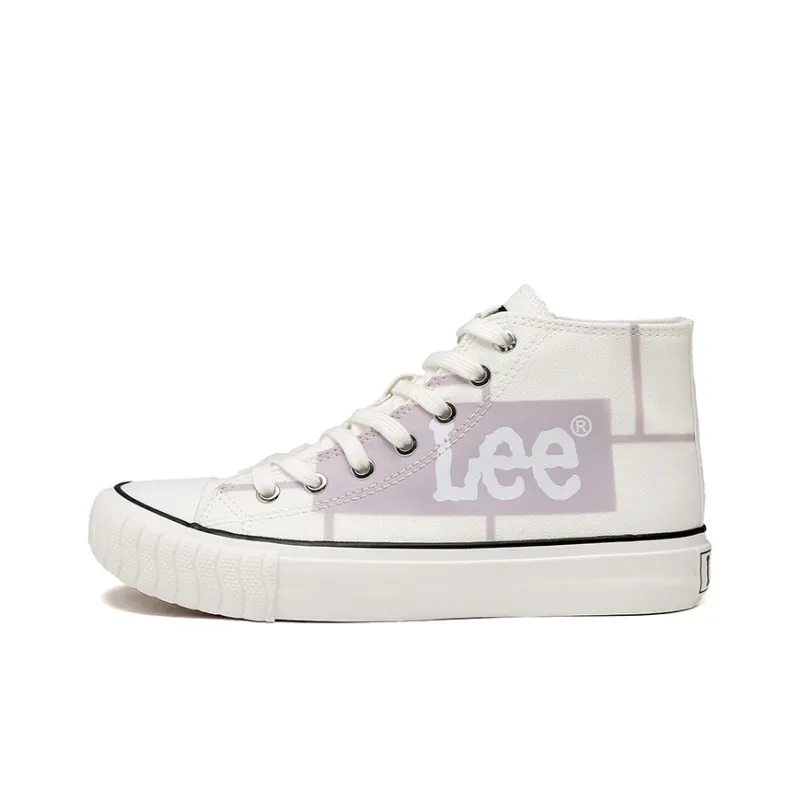 Lee Breathable Lightweight Balance High Top Canvas Shoes Women's Purple-0