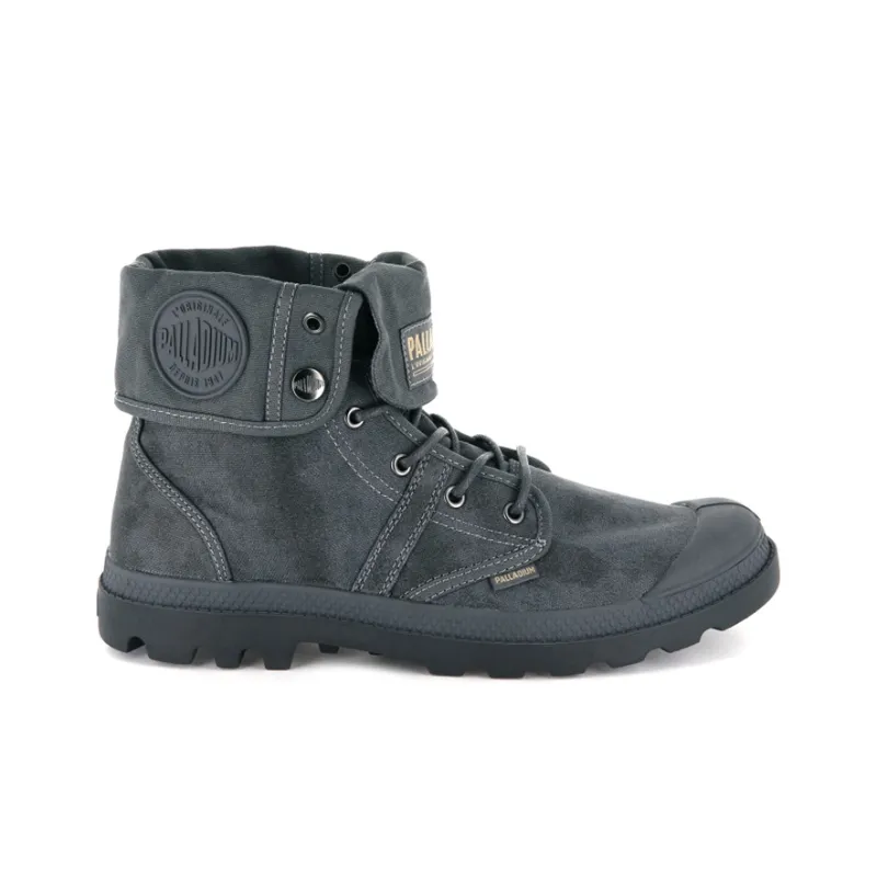 Palladium Outdoor Boots Unisex High Top Gray-1